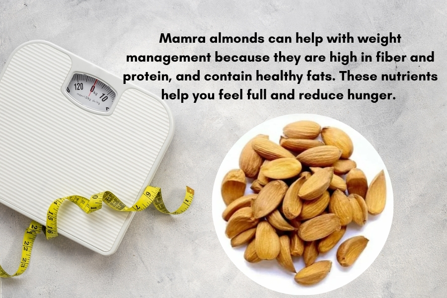 Supports Weight Management mamra badam